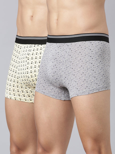 2 Pack Solid Cotton Trunks