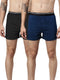 2 Pack Solid Cotton Boxers