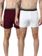 2 Pack Solid Cotton Boxers