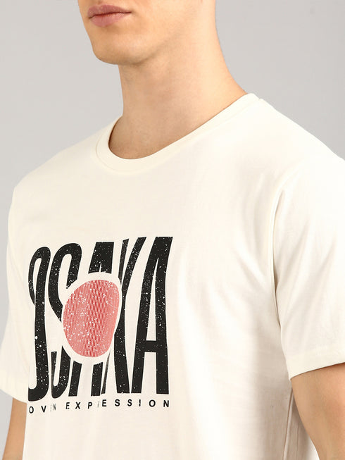 White Printed Regular Fit Co-Ords Set