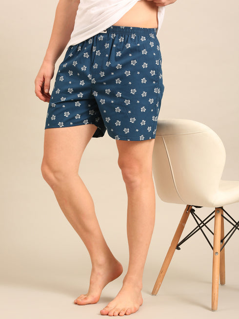 Tortoise Printed Cotton Boxers