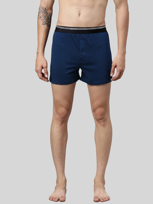 2 Pack Solid Cotton Boxers