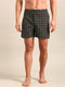 Brown & Black Checked Cotton Boxer