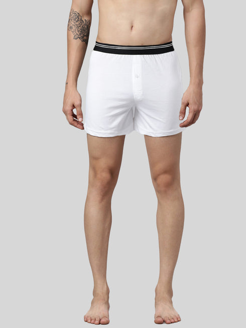 2 Pack Solid Cotton Boxers