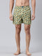 Green Printed Cotton Boxer