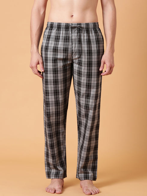 Charcoal Checked Lounge Pant