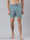Blue Printed Cotton Boxer