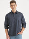 Black & Grey Printed Full Sleeve Casual Shirt