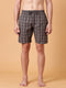 Grey Checked Lounge Short