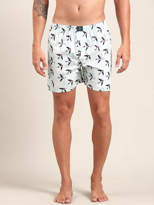 2 Pack Printed Cotton Boxers