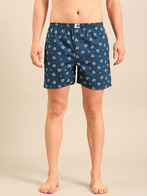 Tortoise Printed Cotton Boxers