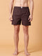 Brown Checked Cotton Boxer
