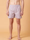White & Brown Checked Cotton Boxer
