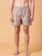 Brown Checked Cotton Boxer
