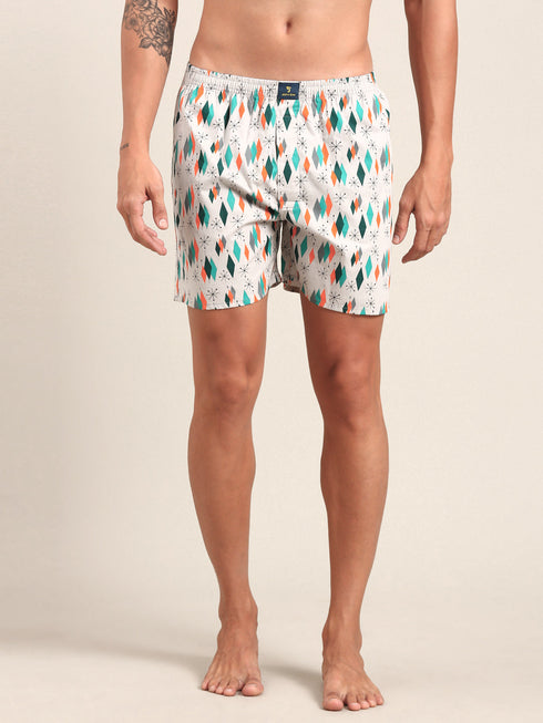 2 Pack Printed Cotton Boxers