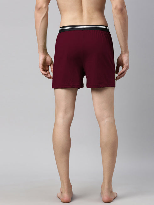 2 Pack Solid Cotton Boxers