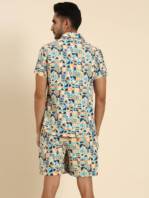 Multicolor Printed Co-Ords Set