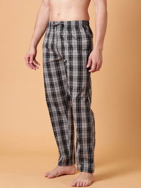 Charcoal Checked Lounge Pant