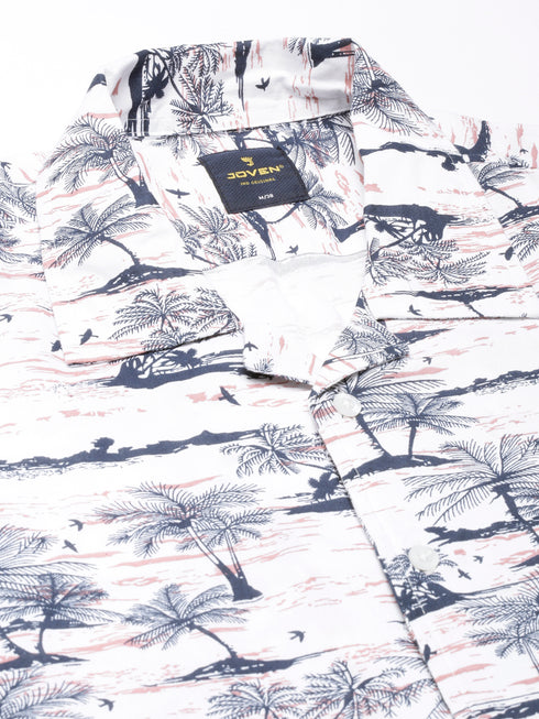 Multi-Colour Printed Short Sleeve Resort Shirt
