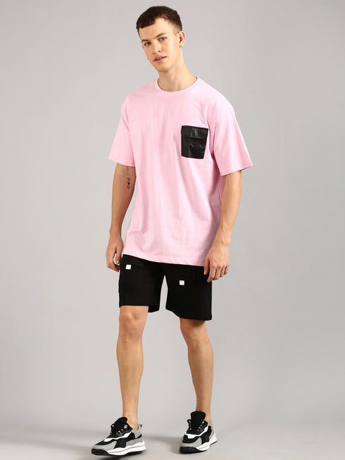 Pink Printed Relaxed Fit Co-Ords Set