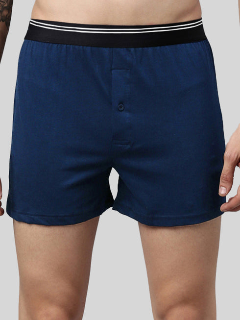 2 Pack Solid Cotton Boxers