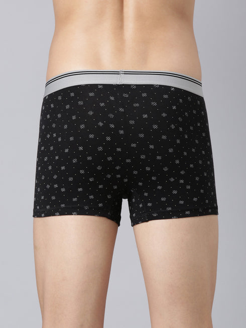 Pack Of 2 Black & Blue Printed Trunk