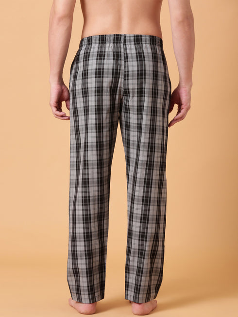 Charcoal Checked Lounge Pant