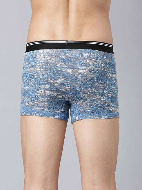 Pack Of 2 Black & Blue Printed Trunk