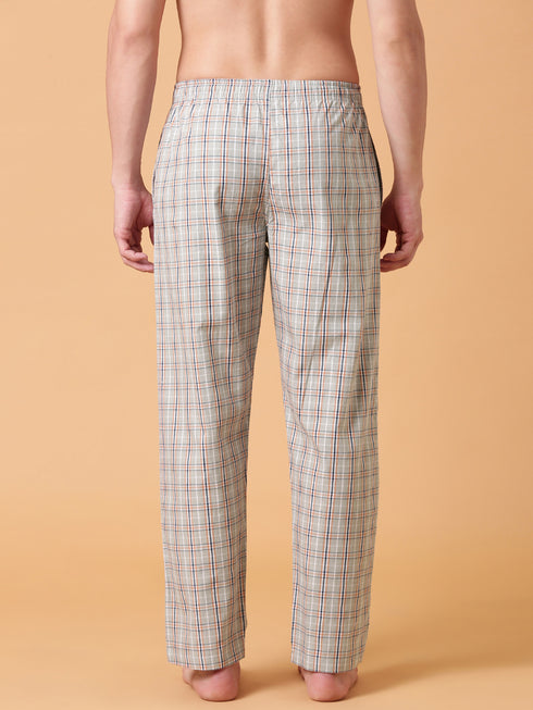 Light Grey Checked Lounge Pant