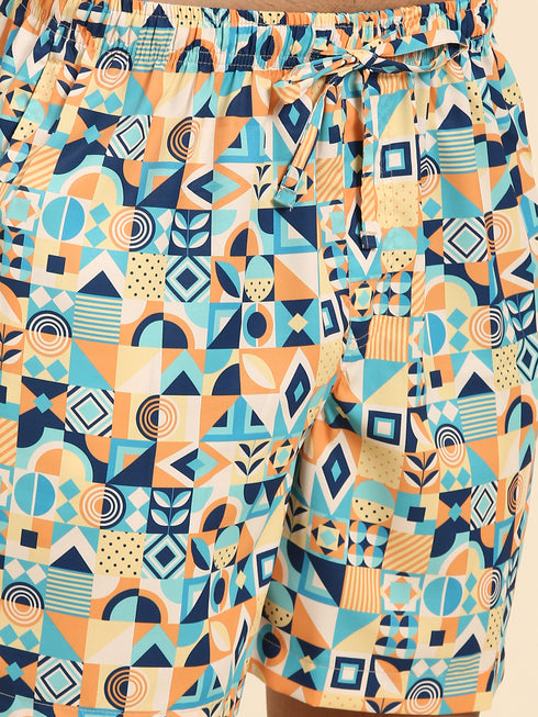 Multicolor Printed Co-Ords Set