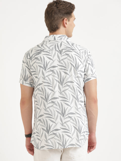 Multi-Colour Printed Short Sleeve Resort Shirt