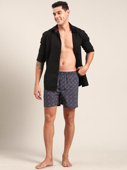 2 Pack Printed Cotton Boxers