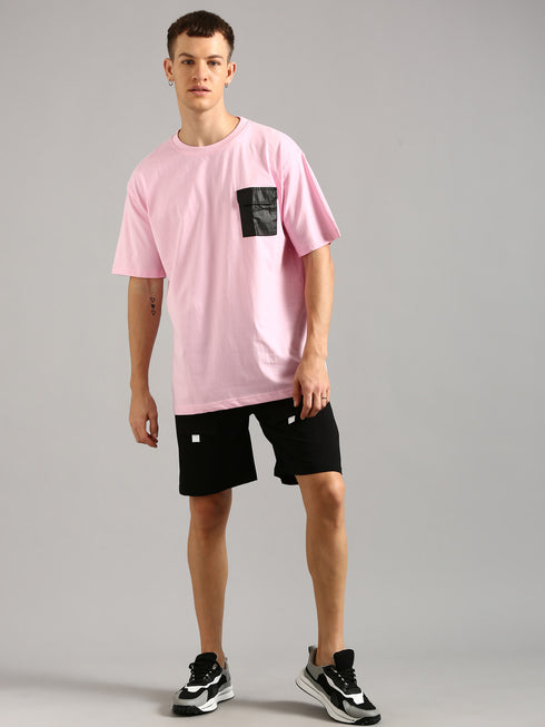 Pink Printed Relaxed Fit Co-Ords Set