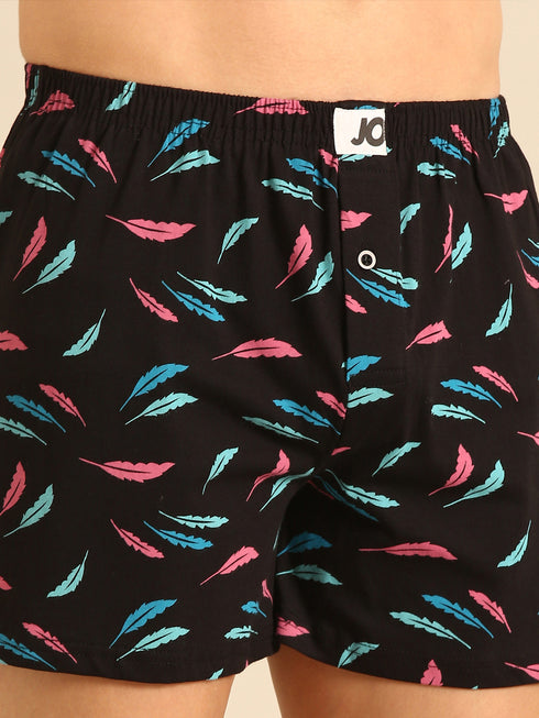 3 Pack Cotton Printed Multicolored Boxers