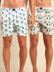 2 Pack Printed Cotton Boxers