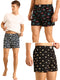3 Pack Cotton Printed Multicolored Boxers