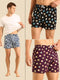 3 Pack Cotton Printed Multicolored Boxers