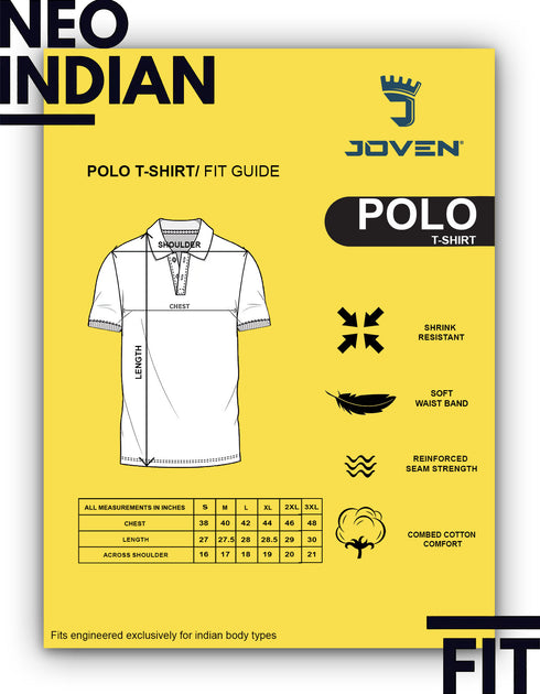 Yellow Printed Polo T-shirt