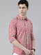Red Checks Full Sleeves Shirt