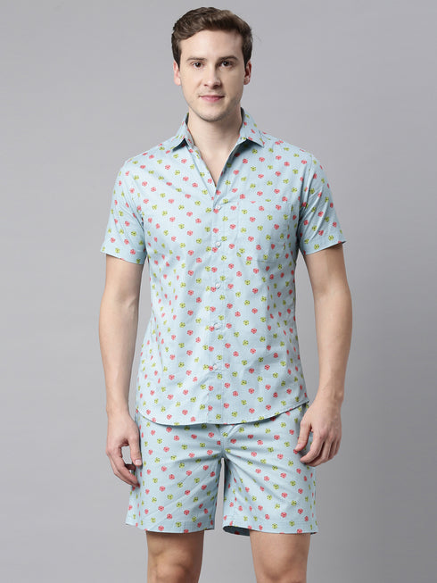 Blue Printed Co-Ord Set