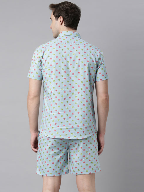 Blue Printed Co-Ord Set