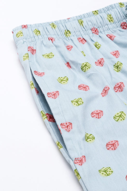 Blue Printed Co-Ord Set