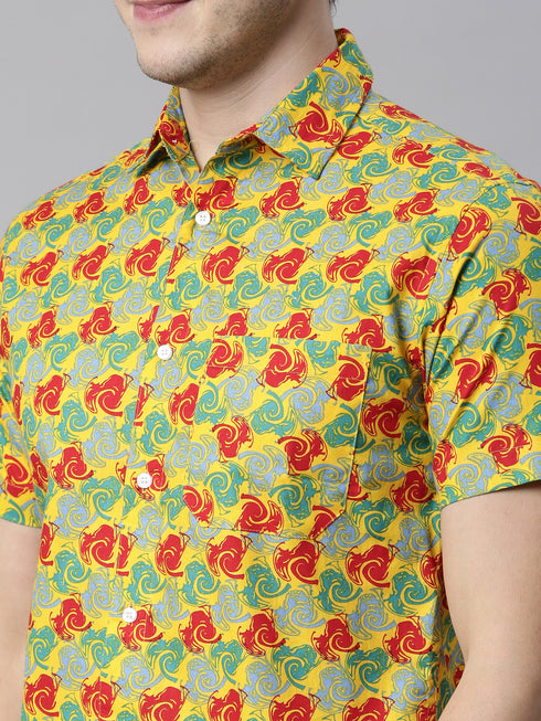 Yellow Printed Co-Ord Set