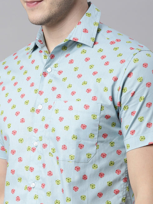 Blue Printed Co-Ord Set