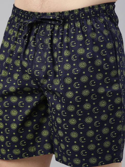 Navy Blue Assorted Night Suit