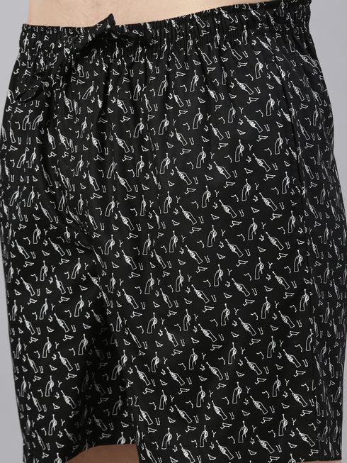 Black Printed Co-Ord Set