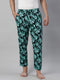 Navy Blue Printed Lounge Pant