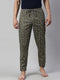 Brown Printed Lounge Pant