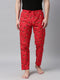 Red Printed Lounge Pant
