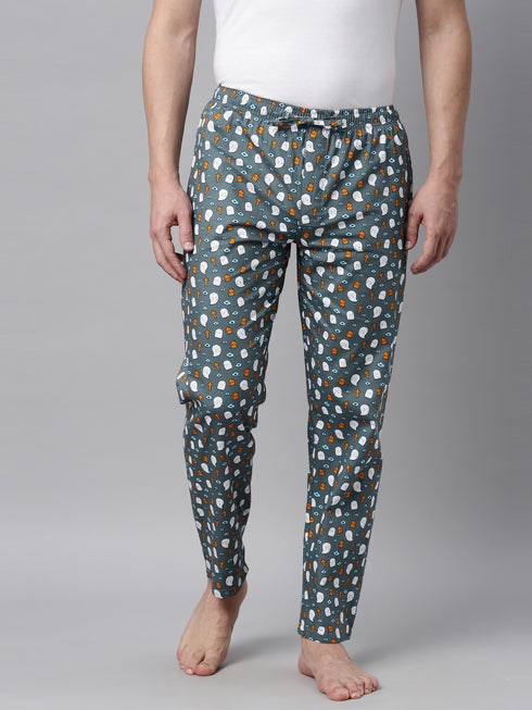 Grey Printed Lounge Pant